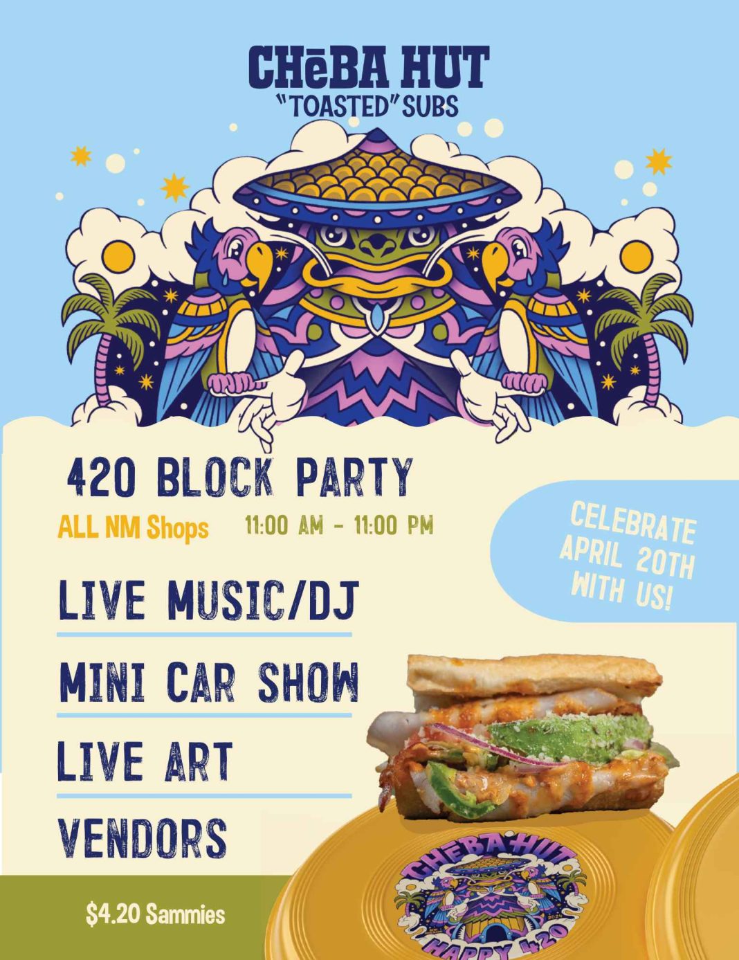 Cheba Hut Harvard 420 Block Party